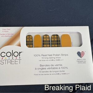 Color Street Plaid Perfection Nail Strips